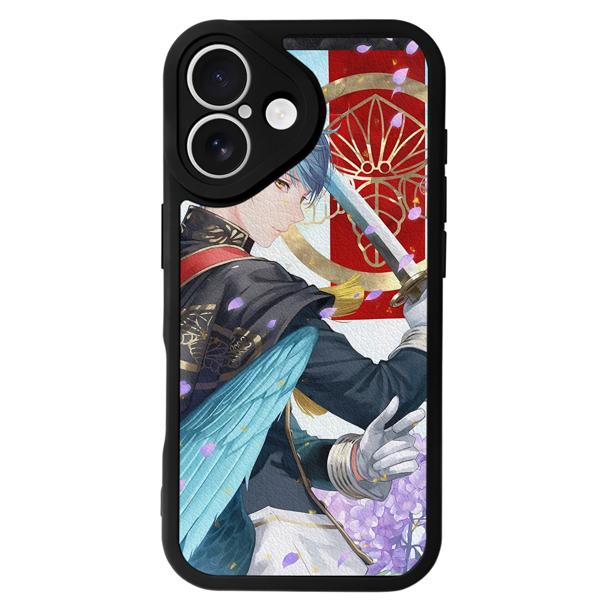 （画像用） 刀剣乱舞 Touken Ranbu 【iPhone 16シリーズ対応】シリコンスマホケース（レザー調） 材質：シリコン